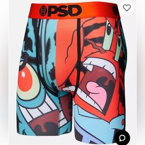 PSD Spongebob Squarepants Enemies Boxer Briefs. Medium